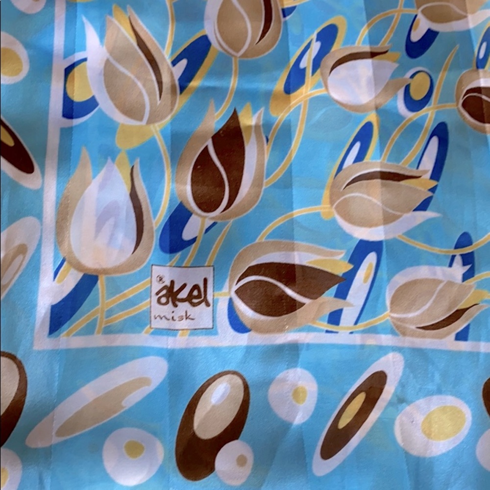 Akel Misk silk scarf 19.5” x 64”